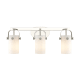 A thumbnail of the Innovations Lighting 423-3W-11-25 Pilaster II Cylinder Vanity Polished Nickel / Matte White