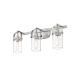 A thumbnail of the Innovations Lighting 423-3W-11-25 Pilaster II Cylinder Vanity Satin Nickel / Clear