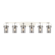 A thumbnail of the Innovations Lighting 423-6W-10-44 Pilaster II Cylinder Vanity Polished Nickel / Plated Smoke