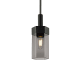 A thumbnail of the Innovations Lighting 427-1S-13-5 Claverack Pendant Matte Black / Plated Smoke