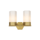 A thumbnail of the Innovations Lighting 427-2W-12-14 Claverack Vanity Brushed Brass / Matte White