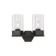 A thumbnail of the Innovations Lighting 427-2W-12-14 Claverack Vanity Matte Black / Clear