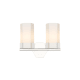 A thumbnail of the Innovations Lighting 427-2W-12-14 Claverack Vanity Polished Nickel / Matte White