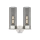 A thumbnail of the Innovations Lighting 427-2W-17-14 Claverack Vanity Satin Nickel / Plated Smoke