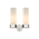 A thumbnail of the Innovations Lighting 427-2W-17-14 Claverack Vanity Satin Nickel / Matte White