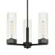 A thumbnail of the Innovations Lighting 427-3CR-16-22 Claverack Pendant Matte Black / Clear