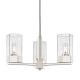 A thumbnail of the Innovations Lighting 427-3CR-11-22 Claverack Pendant Polished Nickel / Clear