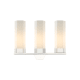 A thumbnail of the Innovations Lighting 427-3W-17-23 Claverack Vanity Polished Nickel / Matte White