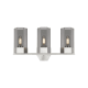 A thumbnail of the Innovations Lighting 427-3W-12-23 Claverack Vanity Satin Nickel / Plated Smoke