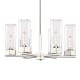 A thumbnail of the Innovations Lighting 427-6CR-16-29 Claverack Chandelier Polished Nickel / Clear