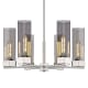 A thumbnail of the Innovations Lighting 427-6CR-16-29 Claverack Chandelier Satin Nickel / Plated Smoke