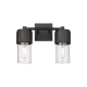 A thumbnail of the Innovations Lighting 428-2W-10-14 Bolivar Vanity Matte Black / Clear