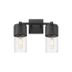 A thumbnail of the Innovations Lighting 428-2W-10-14 Bolivar Vanity Matte Black / Seedy