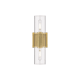 A thumbnail of the Innovations Lighting 428-2WL-15-4 Bolivar Vanity Brushed Brass / Clear