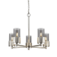 A thumbnail of the Innovations Lighting 428-5CR-7-25 Bolivar Chandelier Polished Nickel / Plated Smoke