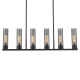 A thumbnail of the Innovations Lighting 429-6I-11-45 Empire Linear Matte Black / Plated Smoke