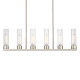 A thumbnail of the Innovations Lighting 429-6I-11-45 Empire Linear Satin Nickel / Clear