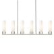 A thumbnail of the Innovations Lighting 429-6I-11-45 Empire Linear Satin Nickel / Matte White