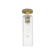 A thumbnail of the Innovations Lighting 434-1F-15-4 Crown Point Flush Brushed Brass / Clear