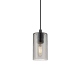 A thumbnail of the Innovations Lighting 434-1P-9-4 Crown Point Pendant Matte Black / Plated Smoke