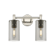 A thumbnail of the Innovations Lighting 434-2W-11-14 Crown Point Vanity Polished Nickel / Plated Smoke