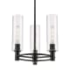 A thumbnail of the Innovations Lighting 434-3CR-16-18 Crown Point Pendant Matte Black / Clear
