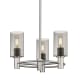 A thumbnail of the Innovations Lighting 434-3CR-10-18 Crown Point Pendant Satin Nickel / Plated Smoke