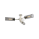 A thumbnail of the Innovations Lighting 434-3F-11-40 Crown Point Flush Polished Nickel / Plated Smoke