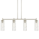 A thumbnail of the Innovations Lighting 434-4I-15-44 Crown Point Linear Polished Nickel / Deco Swirl