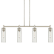 A thumbnail of the Innovations Lighting 434-4I-15-44 Crown Point Linear Polished Nickel / Seedy