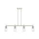 A thumbnail of the Innovations Lighting 434-4I-10-44 Crown Point Linear Polished Nickel / Seedy