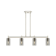 A thumbnail of the Innovations Lighting 434-4I-10-44 Crown Point Linear Polished Nickel / Plated Smoke