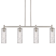 A thumbnail of the Innovations Lighting 434-4I-15-44 Crown Point Linear Satin Nickel / Deco Swirl