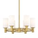 A thumbnail of the Innovations Lighting 434-6CR-11-24 Crown Point Chandelier Brushed Brass