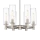 A thumbnail of the Innovations Lighting 434-6CR-16-24 Crown Point Chandelier Polished Nickel / Clear