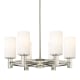 A thumbnail of the Innovations Lighting 434-6CR-11-24 Crown Point Chandelier Polished Nickel