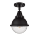 A thumbnail of the Innovations Lighting 447-1C-11-7 Hampden Semi-Flush Matte Black / Seedy