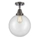 A thumbnail of the Innovations Lighting 447-1C-13-10 Beacon Semi-Flush Oil Rubbed Bronze / Clear