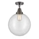 A thumbnail of the Innovations Lighting 447-1C-15-12 Beacon Semi-Flush Oil Rubbed Bronze / Clear