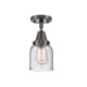 A thumbnail of the Innovations Lighting 447-1C-10-5 Bell Semi-Flush Oil Rubbed Bronze / Seedy
