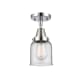 A thumbnail of the Innovations Lighting 447-1C-10-5 Bell Semi-Flush Polished Chrome / Clear