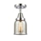 A thumbnail of the Innovations Lighting 447-1C-13-5 Bell Semi-Flush Polished Chrome / Silver Plated Mercury