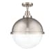 A thumbnail of the Innovations Lighting 447-1C-18-13 Hampden Semi-Flush Brushed Satin Nickel / Clear