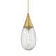 A thumbnail of the Innovations Lighting 450-1P-15-6 Malone Pendant Brushed Brass / Striped Clear