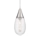 A thumbnail of the Innovations Lighting 450-1P-15-6 Malone Pendant Satin Nickel / Striped Clear