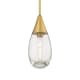 A thumbnail of the Innovations Lighting 450-1S-15-6 Malone Pendant Brushed Brass / Clear