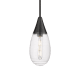 A thumbnail of the Innovations Lighting 450-1S-15-6 Malone Pendant Matte Black / Striped Clear