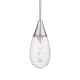 A thumbnail of the Innovations Lighting 450-1S-15-6 Malone Pendant Satin Nickel / Striped Clear