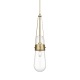 A thumbnail of the Innovations Lighting 452-1P-21-4 Milan Pendant Brushed Brass / Clear