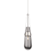 A thumbnail of the Innovations Lighting 452-1P-21-4 Milan Pendant Polished Nickel / Plated Smoke